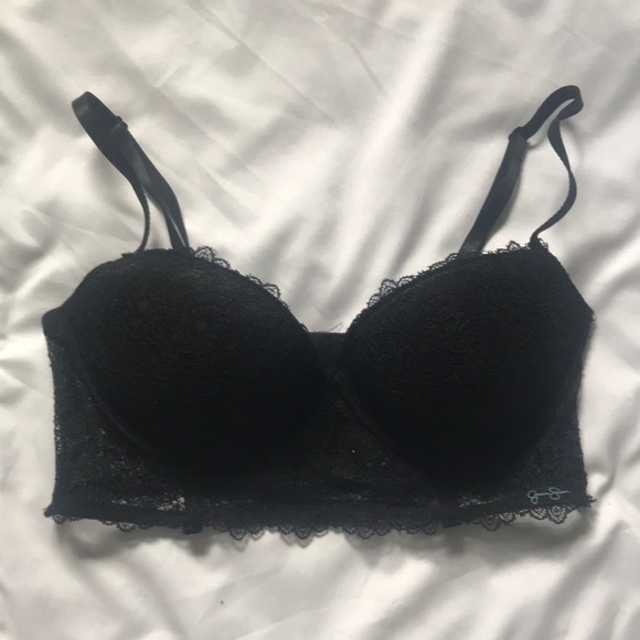 Jessica Simpson Other - jessica simpson black lace corset push up bra